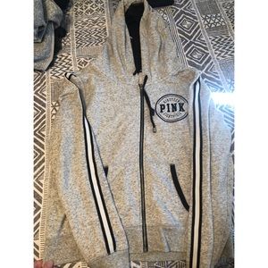 Grey Victoria Secret Pink Hoodie